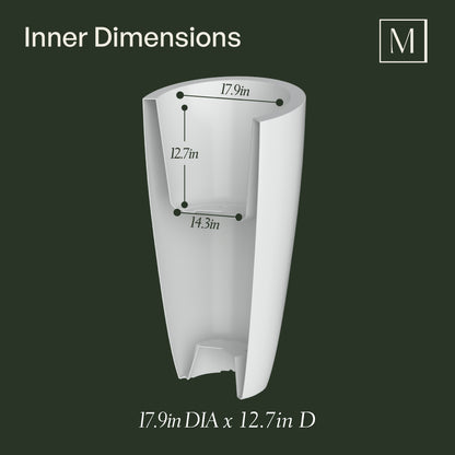 Mayne Modesto 42-Inch Tall Indoor and Outdoor Planter