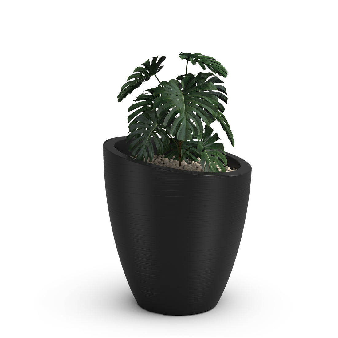 Mayne Modesto 30-Inch Round Indoor and Outdoor Planter
