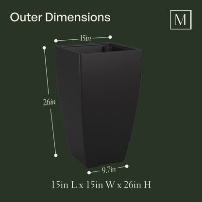 Mayne Kobi 26-Inch Self-Watering Tall Planter