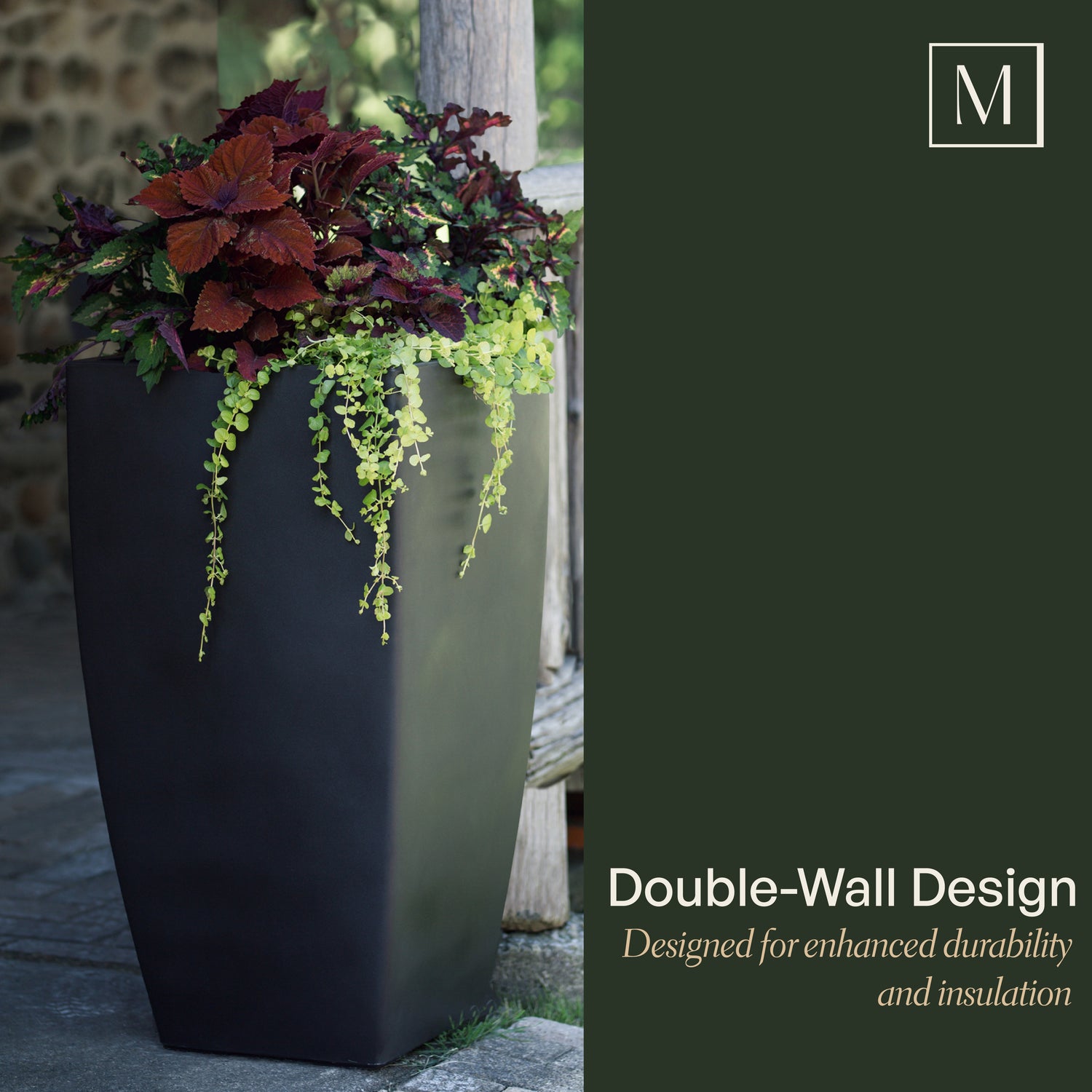 Mayne Kobi 32-Inch Self-Watering Tall Planter