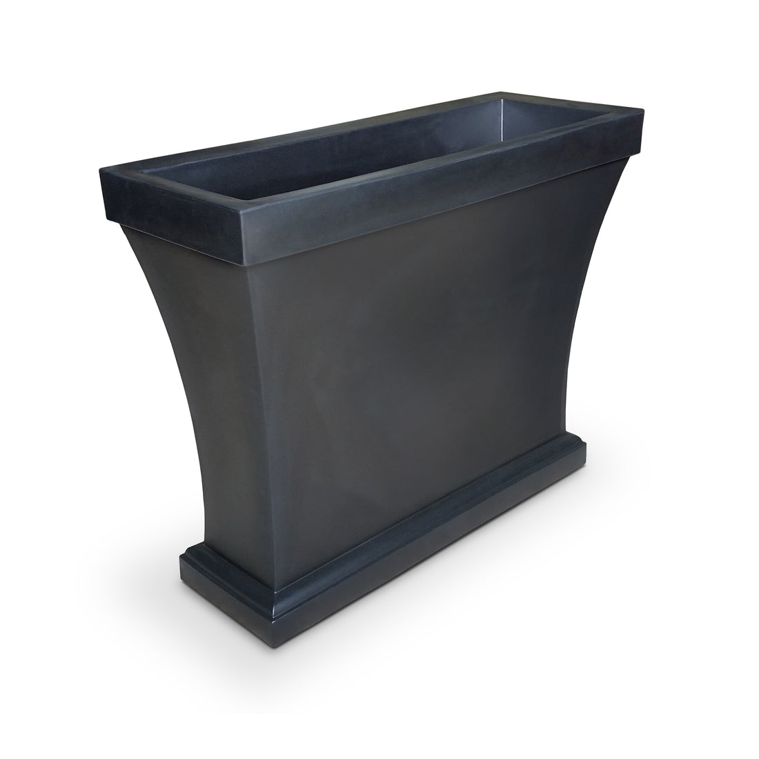 Mayne Bordeaux 40-Inch Indoor and Outdoor Tapered Trough Planter