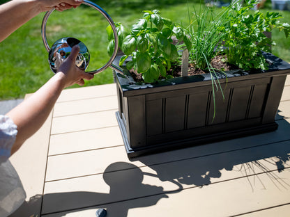 Mayne Cape Cod 24x11-Inch Self-Watering Rectangle Planter