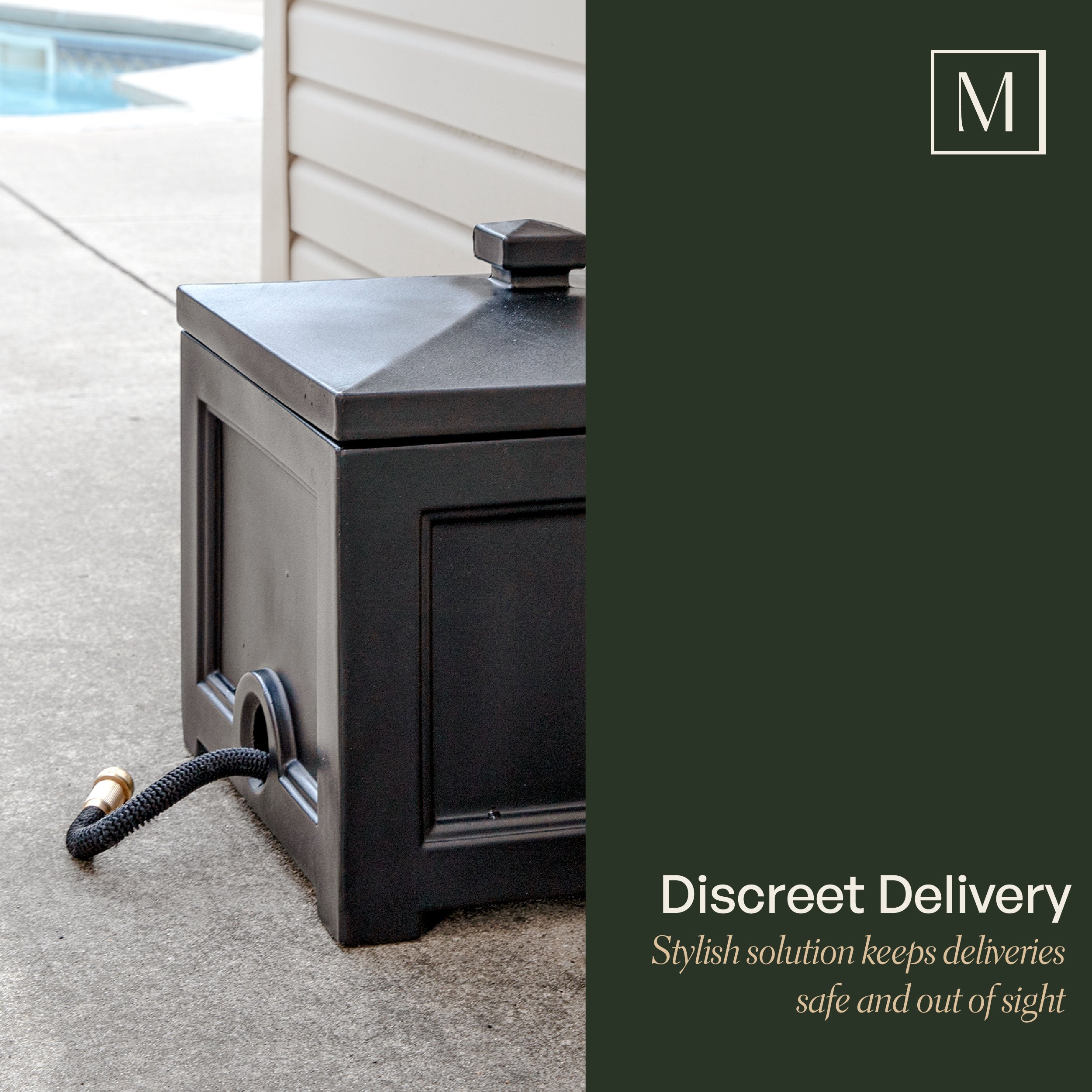 Mayne Fairfield Garden Hose Bin