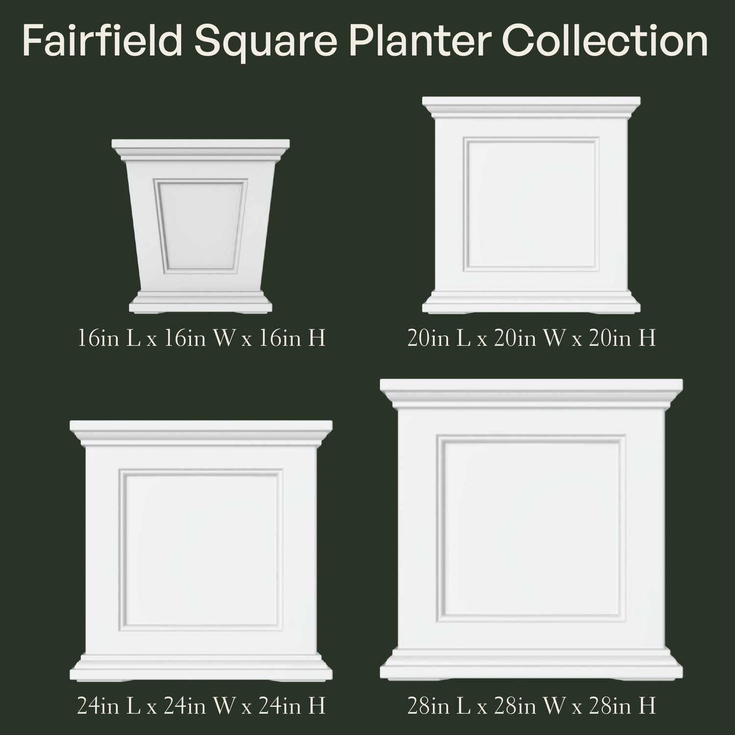 Mayne Fairfield 20-Inch Self-Watering Square Planter