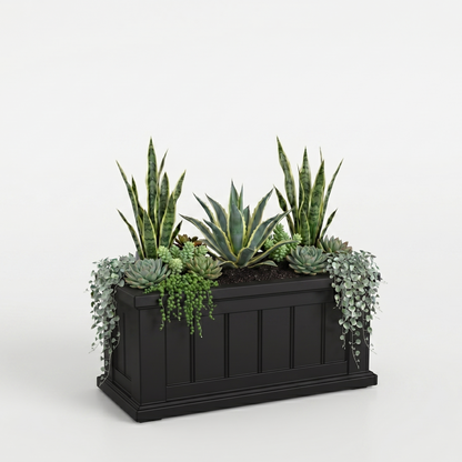 Mayne Cape Cod 24x11-Inch Self-Watering Rectangle Planter