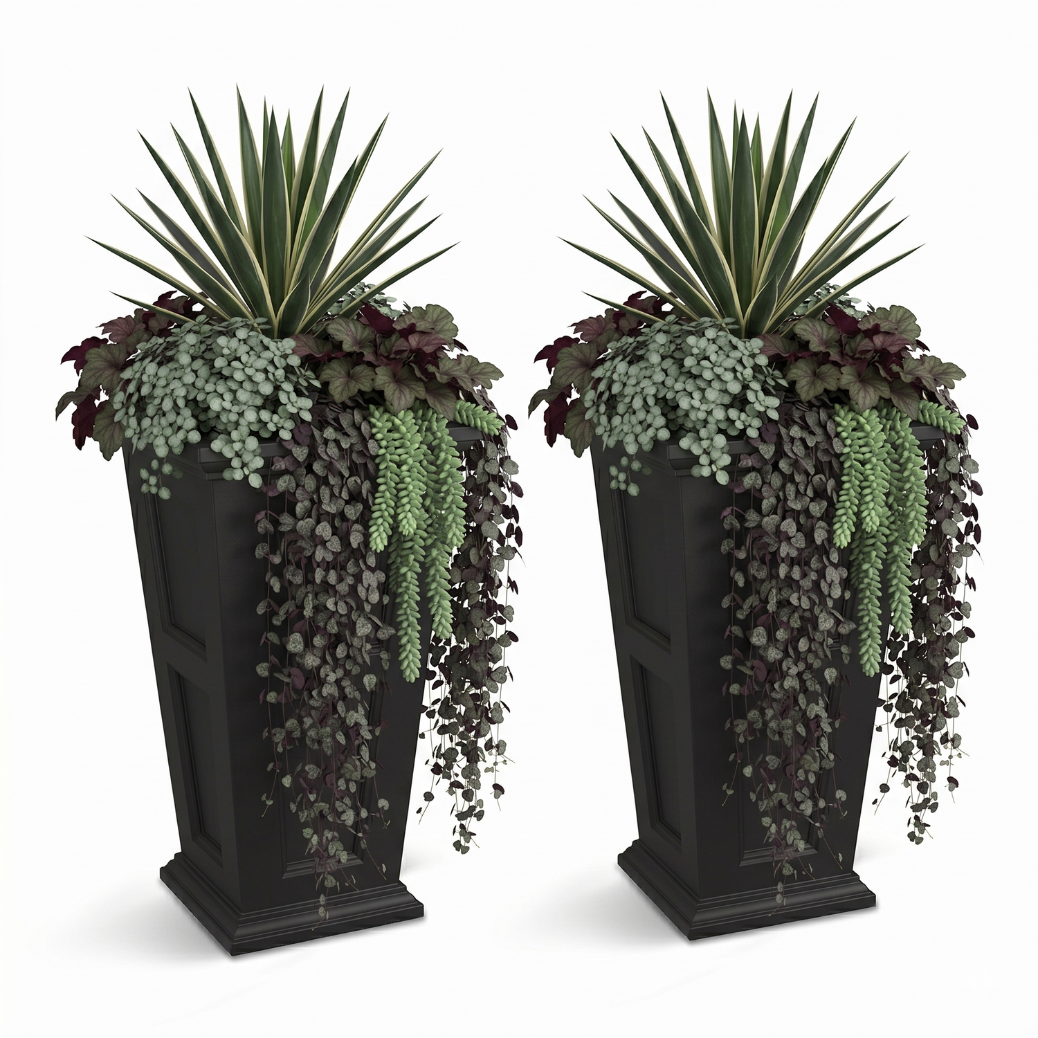 Mayne Fairfield 28-Inch Self-Watering Tall Planter with Removable Planting Insert