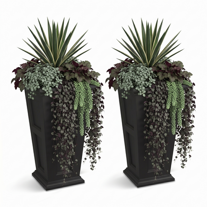 Mayne Fairfield 28-Inch Self-Watering Tall Planter with Removable Planting Insert