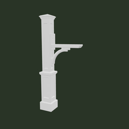 Mayne Newport Plus Single Arm Mail Post