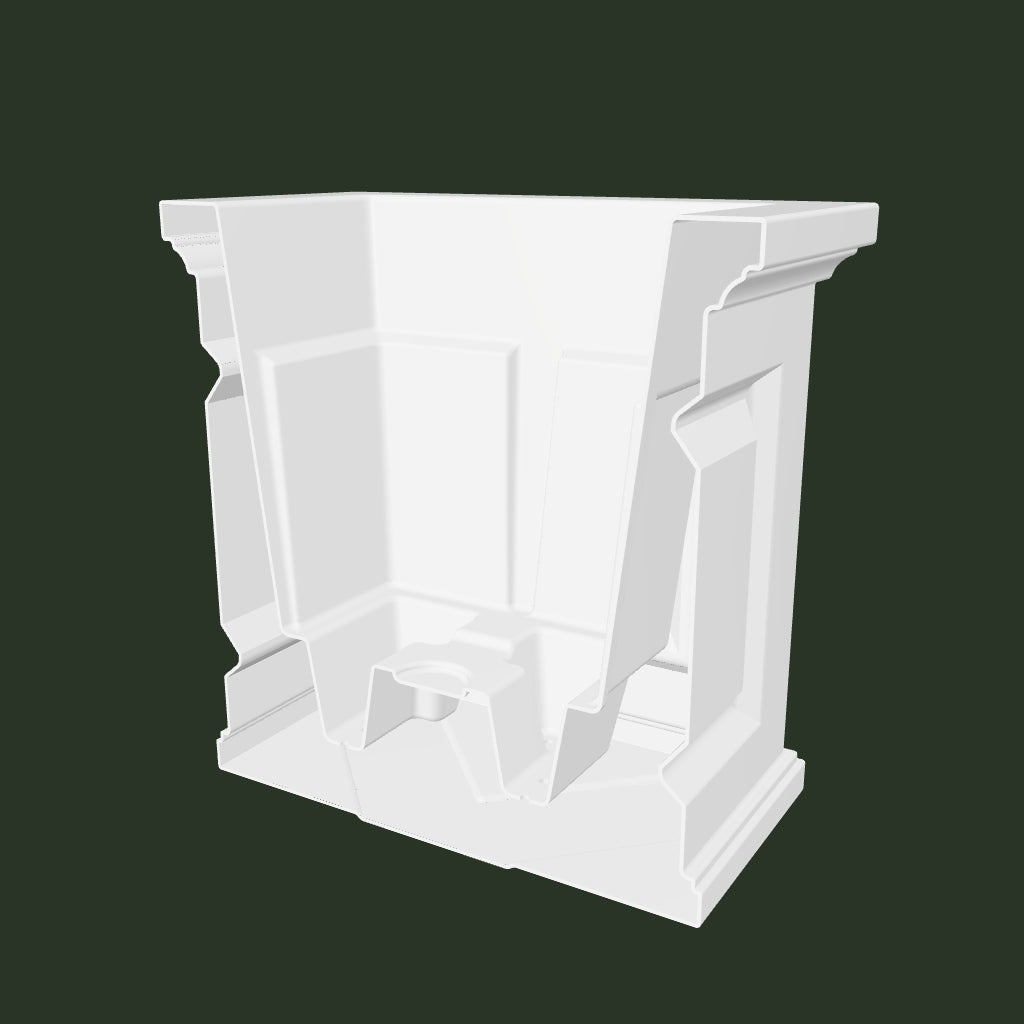 Mayne Nantucket 16in Square Planter