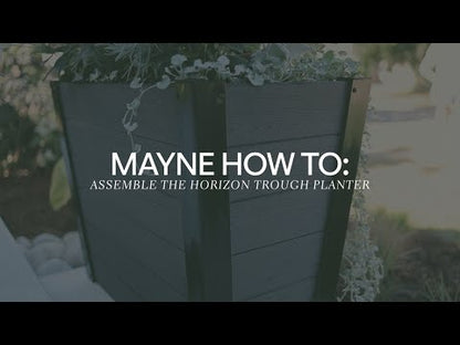 Mayne Horizon 30in Trough Planter