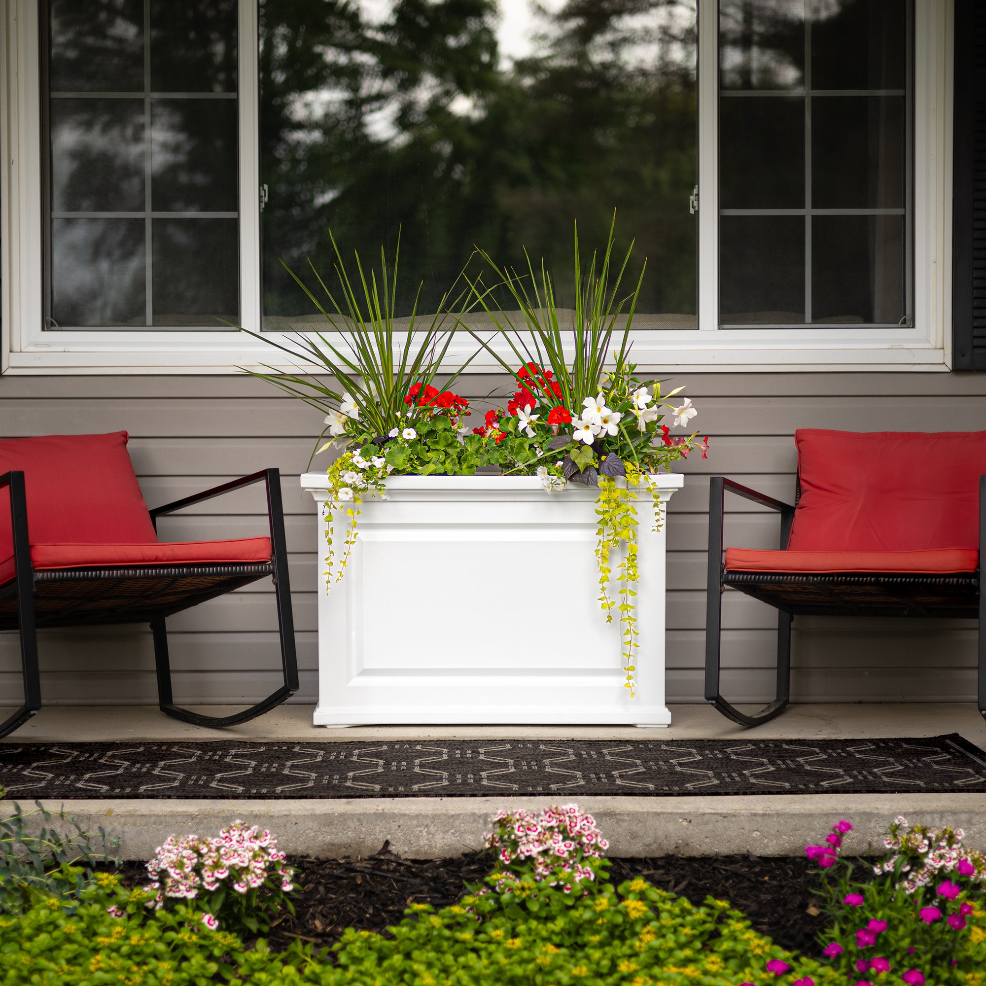 Mayne Nantucket 36-Inch Self-Watering Tall Rectangular Planter