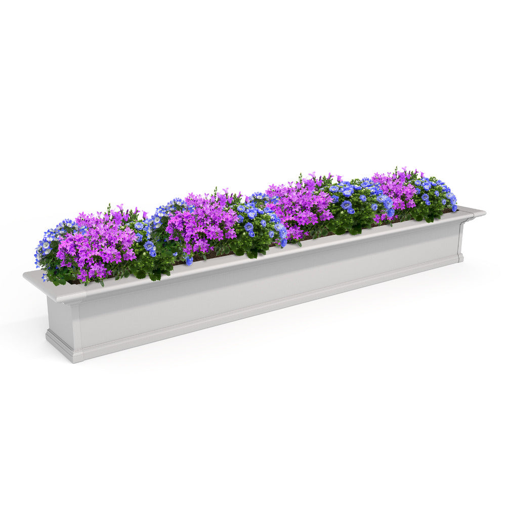 Mayne Yorkshire 7ft Self-Watering Window Box with Steel Wall Mount Brackets