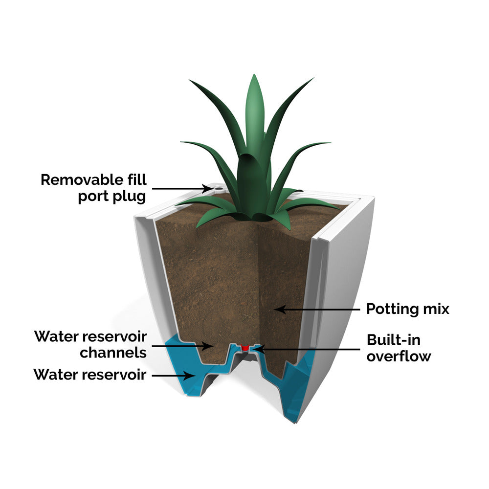 Kobi 24in Square Planter